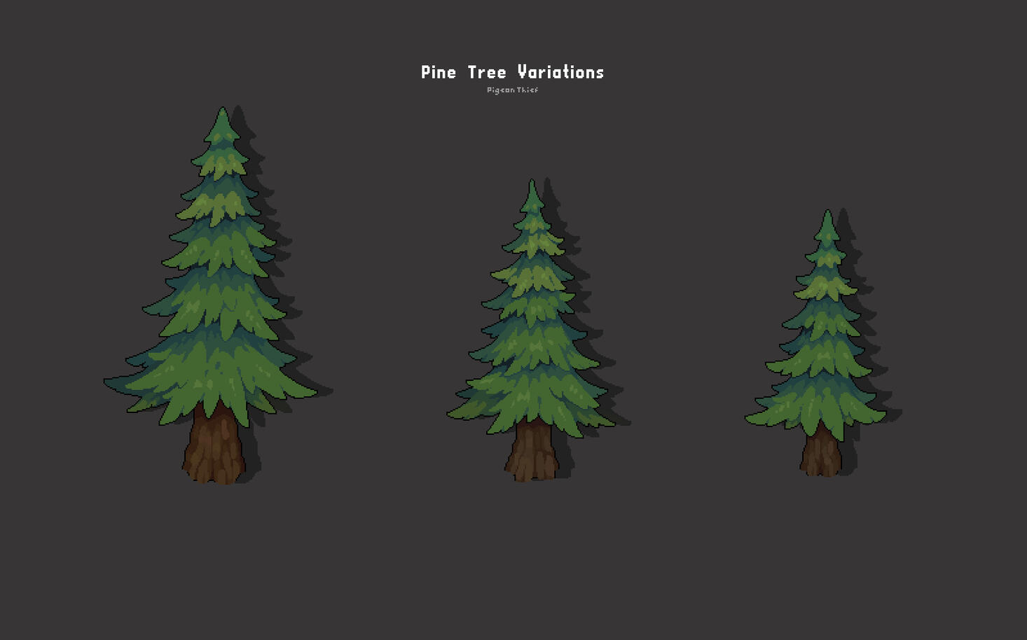 Pine Tree Variation Assets